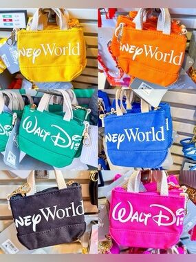 Disney mini bag charm tote color mania WDW PARKS 2026